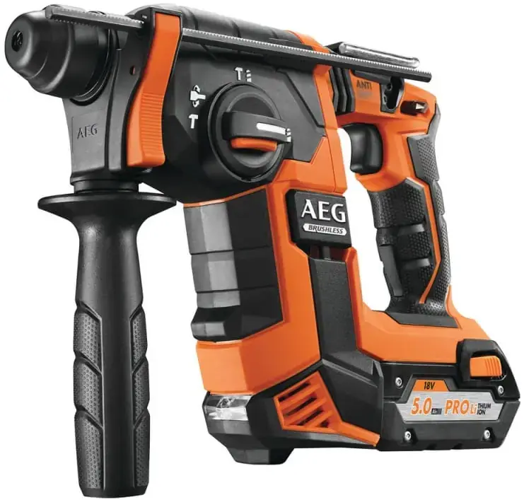 AEG BBH 18BL LI-502C перфоратор бесщеточный аккумуляторный