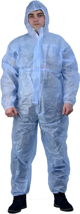 Ursus комбинезон одноразовый ламинированный (56-62 (XXL-XXXL) голубой