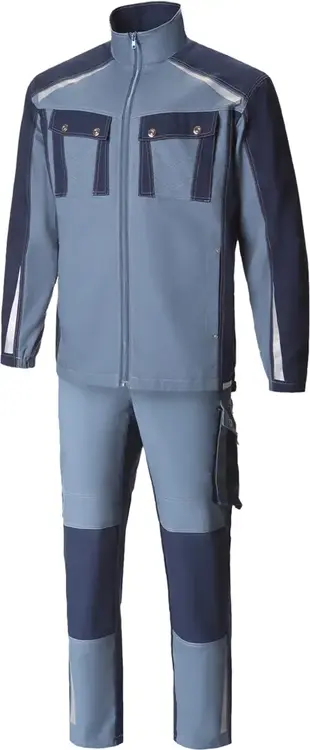 Союзспецодежда Triumph костюм летний (куртка + брюки 48-50) 170-176 серо-синий/синий нэви
