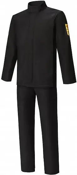 Союзспецодежда Молескиновый костюм от повышенных температур (куртка + брюки 52-54) 182-188 черный