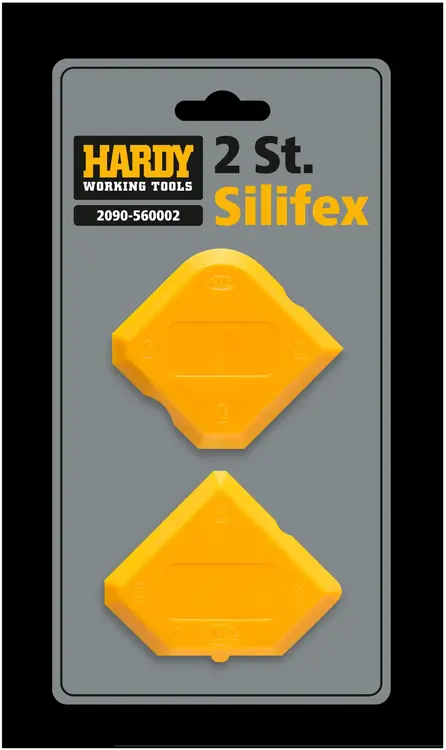 Набор шпателей фигурных Hardy Siliflex желтый