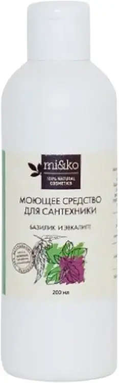 Mi & Ko Базилик и Эвкалипт моющее средство для сантехники (200 мл)