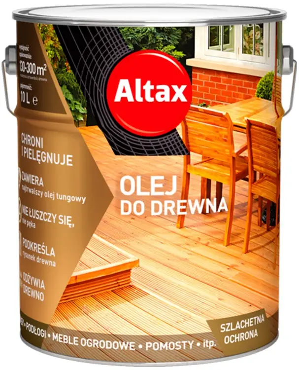 Altax Olej do Drewna масло для дерева (10 л) бесцветное