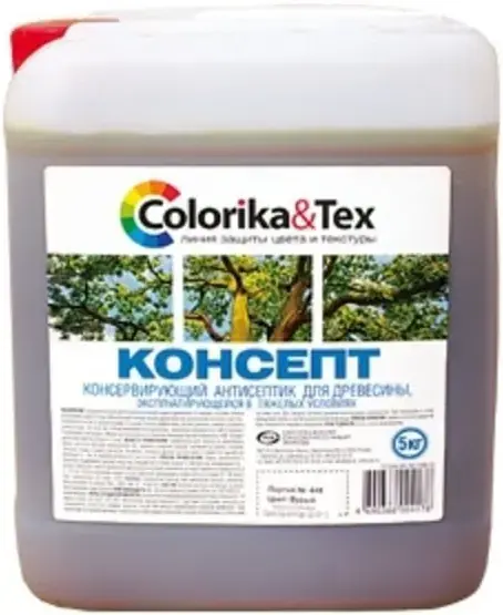 Colorika & Tex Консепт антисептик для древесины консервирующий (5 кг)