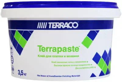 Terraco Terrapaste клей для плитки на акриловой основе (3.5 кг)
