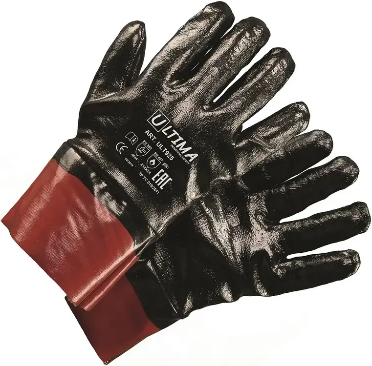 Ultima 925 перчатки из высокополимеризированного волокна (10/XL) высокополимерное волокно, хлопок черные/коричневые