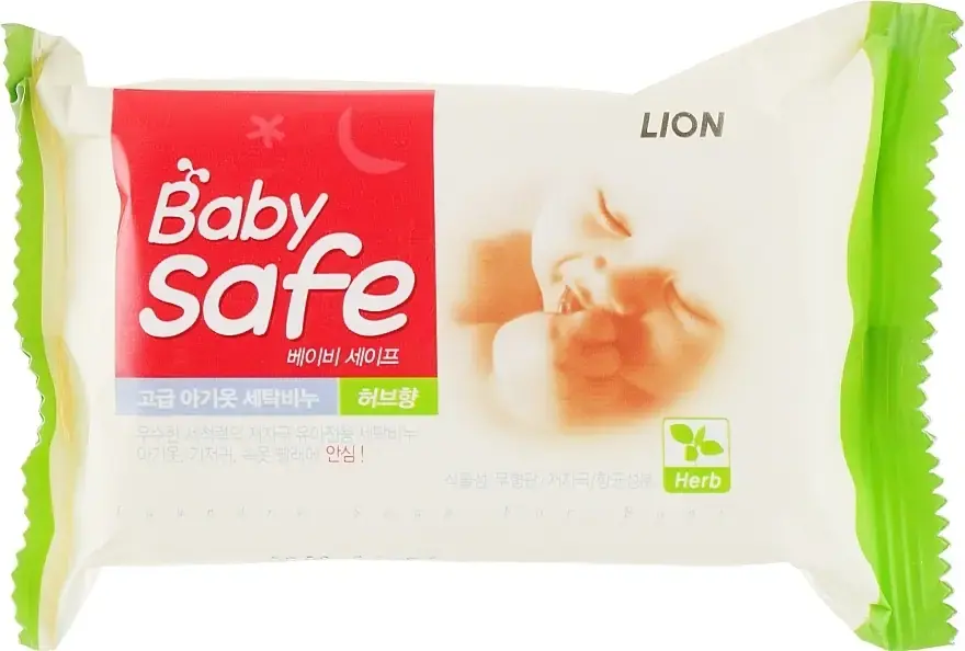 CJ Lion Baby Safe с Ароматом Трав туалетное детское мыло (190 г)