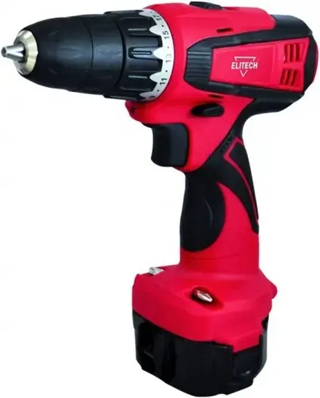 Elitech КВА1420К2 аккумуляторная дрель-шуруповерт (14.4 В)