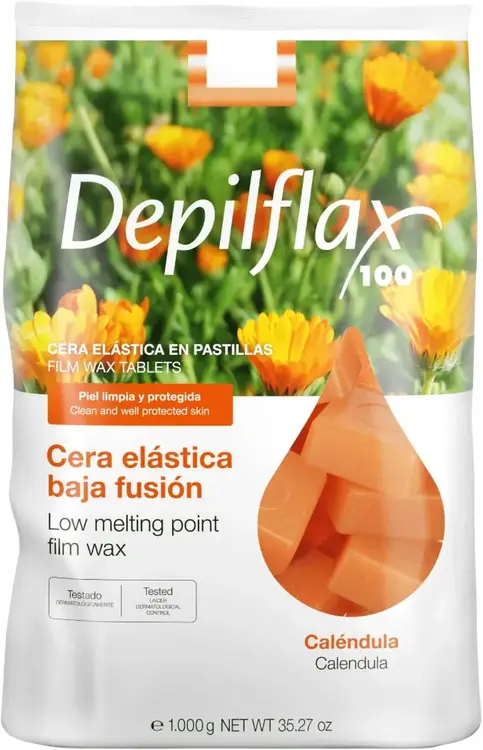Depilflax 100 Calendula пленочный воск в брикетах (1 кг)