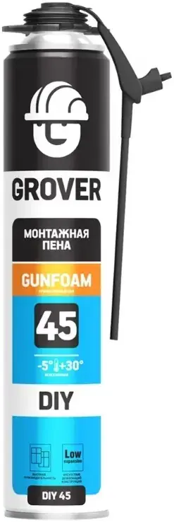 Grover Gunfoam DIY45 пена монтажная профессиональная (750 мл)