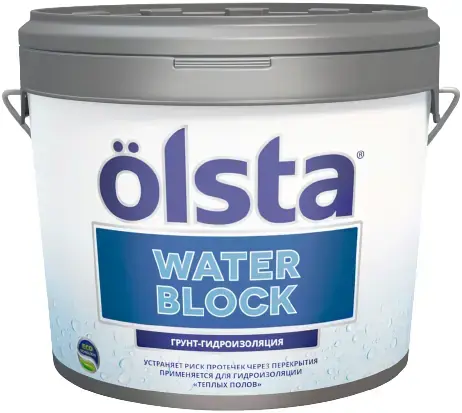Olsta Waterblock грунт-гидроизоляция (3.5 кг)