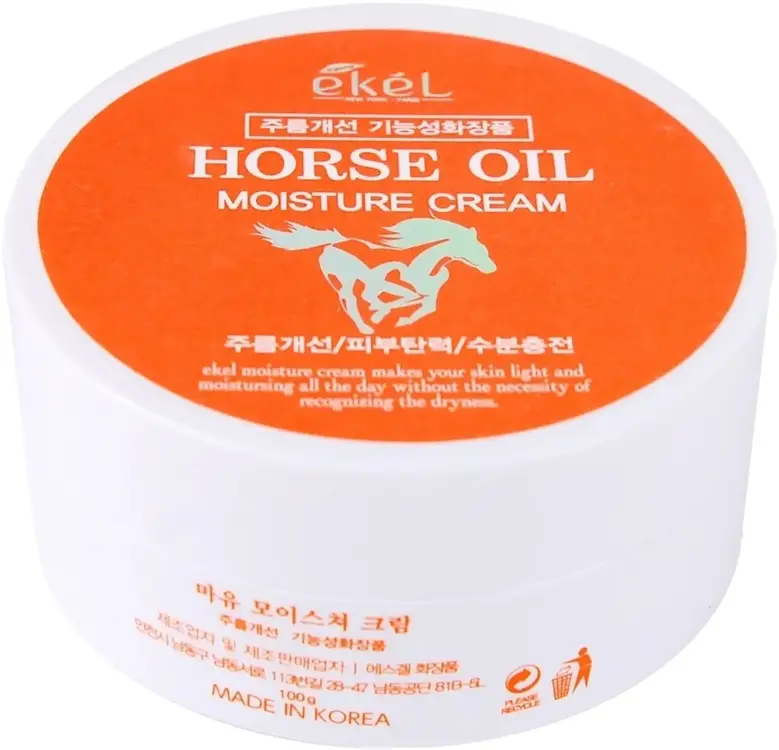 Ekel Horse Oil Moisture Cream увлажняющий крем для лица (100 г)