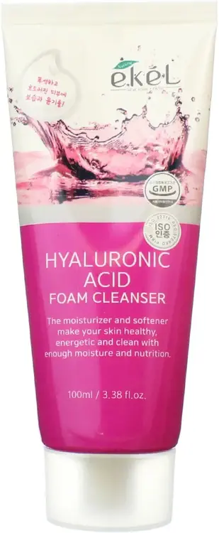 Ekel Hyaluronic Acid Foam Cleanser пенка глубоко увлажняющая для умывания лица (100 мл)