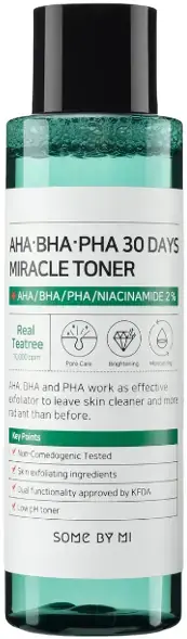 Some by Mi AHA BHA PHA 30 Days Miracle Toner тонер очищающий для лица (150 мл)