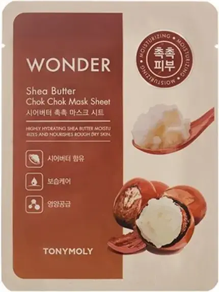 Tony Moly Wonder Shea Butter Chok Chok Mask Sheet маска тканевая с маслом ши (20 г)