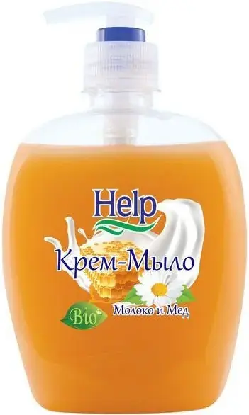 Help Молоко и Мед крем-мыло жидкое (500 мл)