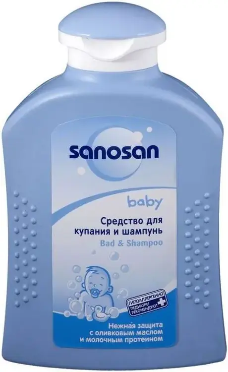 Саносан Baby Bath & Shampoo шампунь и средство для купания (200 мл)