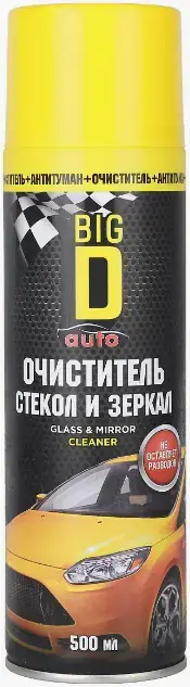 Big D Glass & Mirroor Cleaner очиститель стекол и зеркал (500 мл)