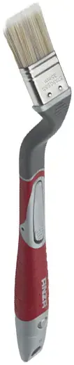 Anza Elite кисть длинная изогнутая радиаторная (35 мм) искусственная щетина двухкомпонентная