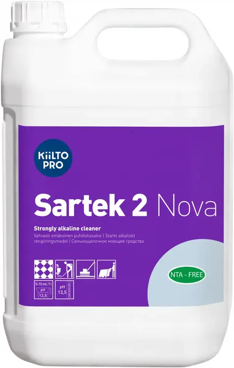 Kiilto Pro Sartek 2 Nova сильнощелочное чистящее средство (5 л)