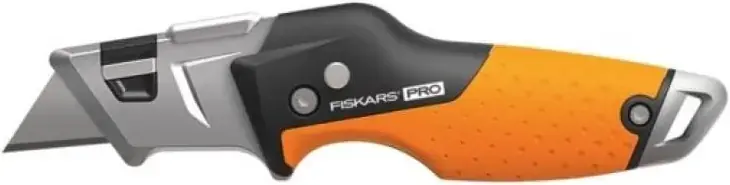 Fiskars Carbonmax нож строительный складной со сменным лезвием (160 мм)