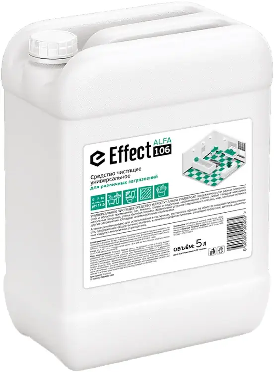 Effect Alfa 106 средство чистящее универсальное для различных загрязнений (5 л)