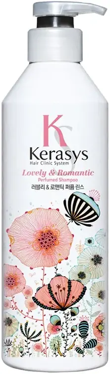 Kerasys Hair Clinic System Lovely & Romantic парфюмированный шампунь для поврежденных волос (600 мл)