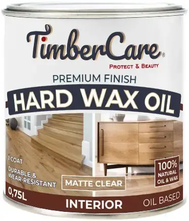 Timberсare Hard Wax Oil защитное масло с твердым воском (750 мл) орех