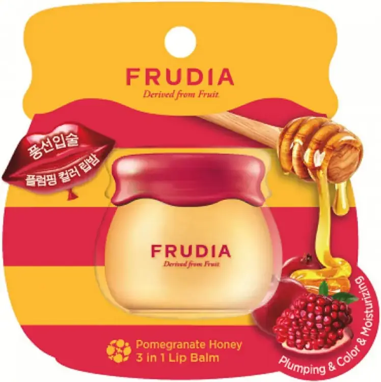 Frudia Pomegranate Honey 3 in 1 Lip Balm бальзам для губ с медом и экстрактом граната (10 г)