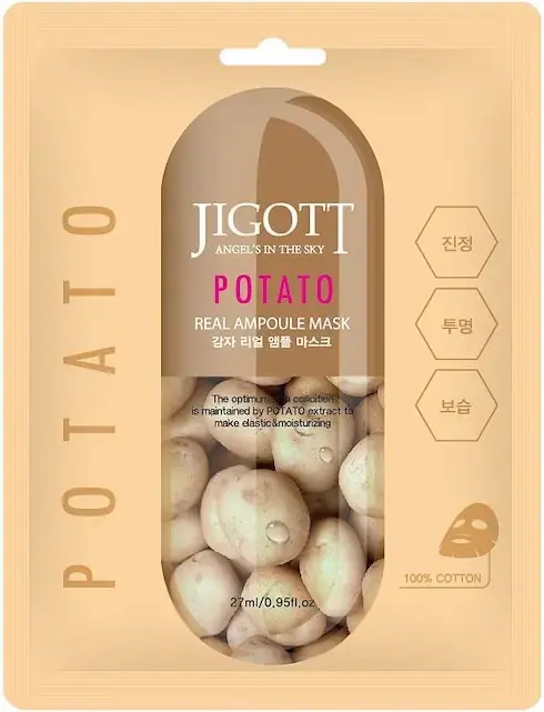 Jigott Potato маска тканевая для лица (1 тканевая маска)