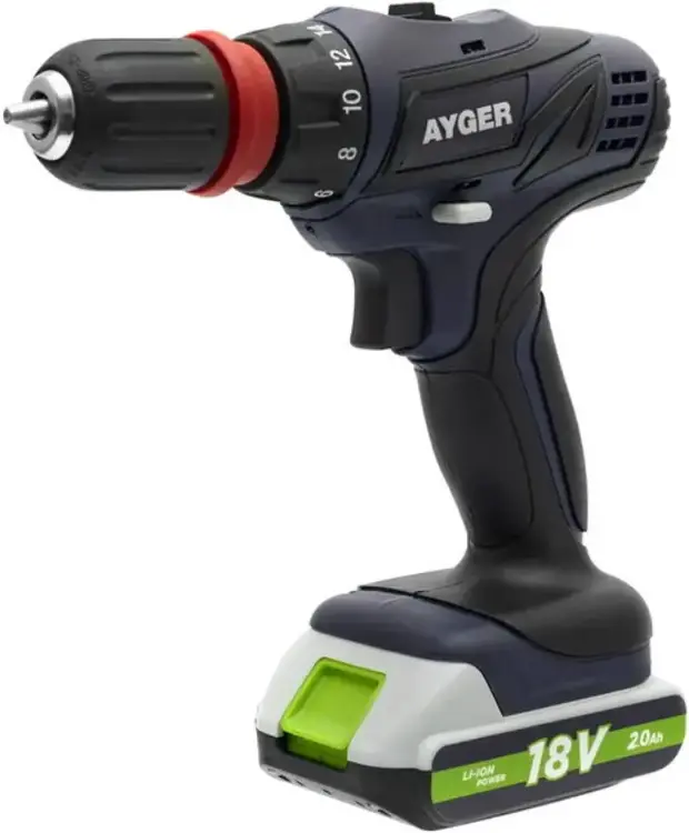Ayger AP18DFR шуруповерт аккумуляторный (18 В)