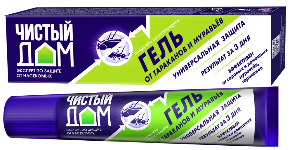 Чистый Дом гель от тараканов и муравьев (35 мл)