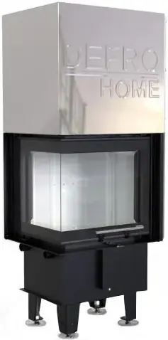 Defro Home Intra XSM Mini топка г-образное стекло слева, гильотина (8000 Вт)