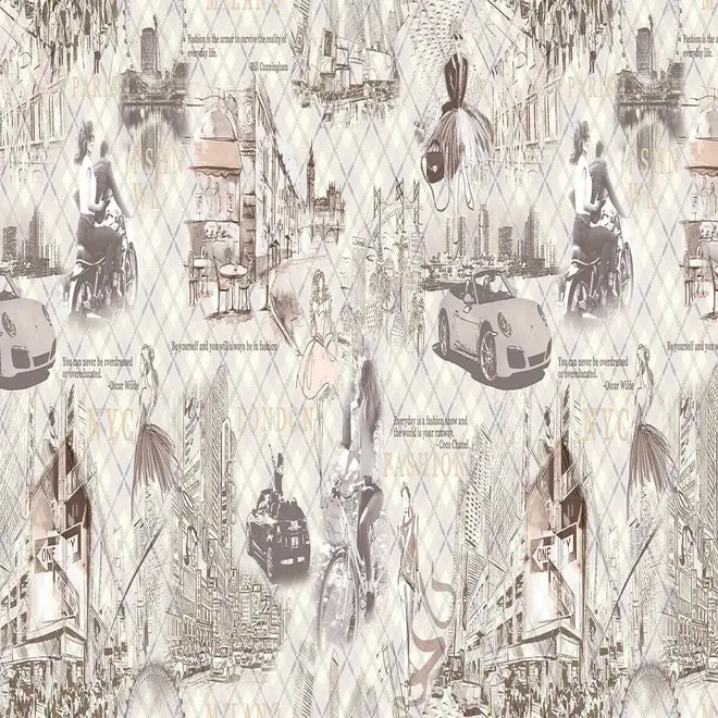 Victoria Stenova Fashion Week 998922 обои виниловые на флизелиновой основе