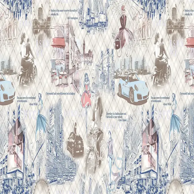 Victoria Stenova Fashion Week 998924 обои виниловые на флизелиновой основе