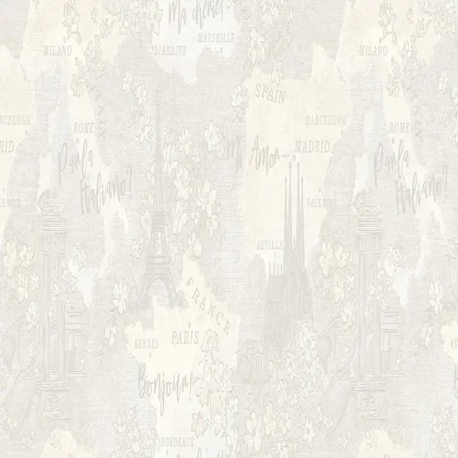 Victoria Stenova Bonjour 888901 обои виниловые на флизелиновой основе
