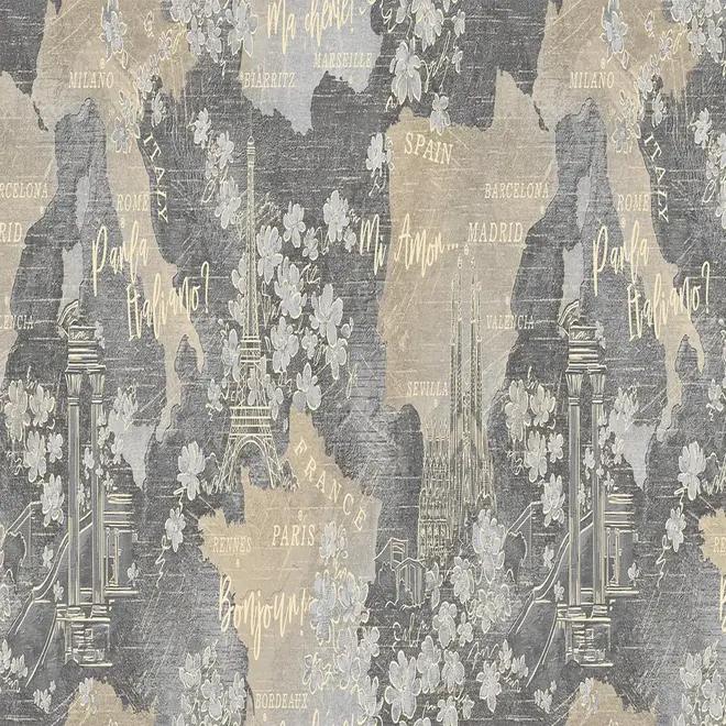Victoria Stenova Bonjour 888909 обои виниловые на флизелиновой основе