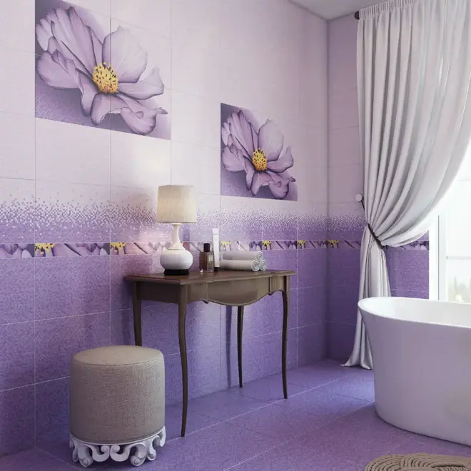 Axima Виола Светло-Голубая плитка облицовочная