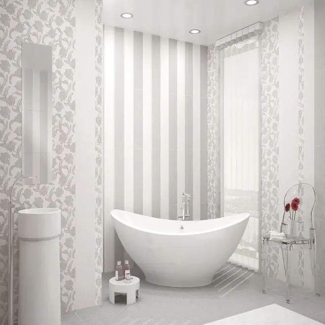 Азори Mallorca коллекция Mallorca Grey Floris плитка настенная (315 мм)