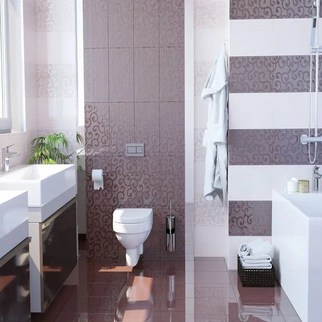 Нефрит-Керамика Эрмида Эрмида 00-00-1-09-00-15-1020 плитка настенная (250*400 мм/8 мм) коричневая глянцевая под текстиль