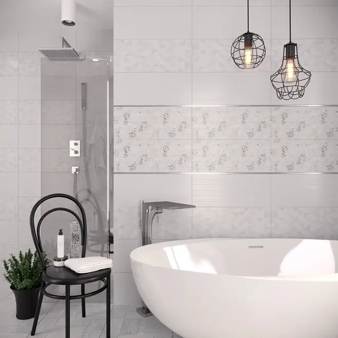 Gracia Ceramica Bianca коллекция Bianca White Wall 01 плитка настенная