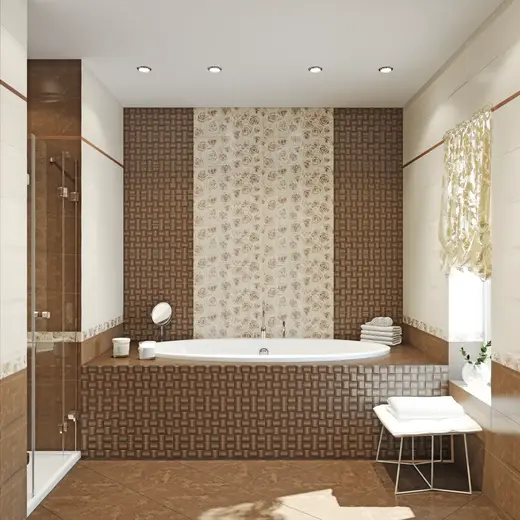 Gracia Ceramica Bliss Bliss Brown Wall 02 плитка настенная (250 мм*600 мм)