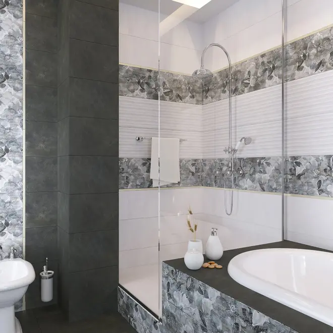 Gracia Ceramica Lauretta коллекция Lauretta White Wall 01 плитка настенная