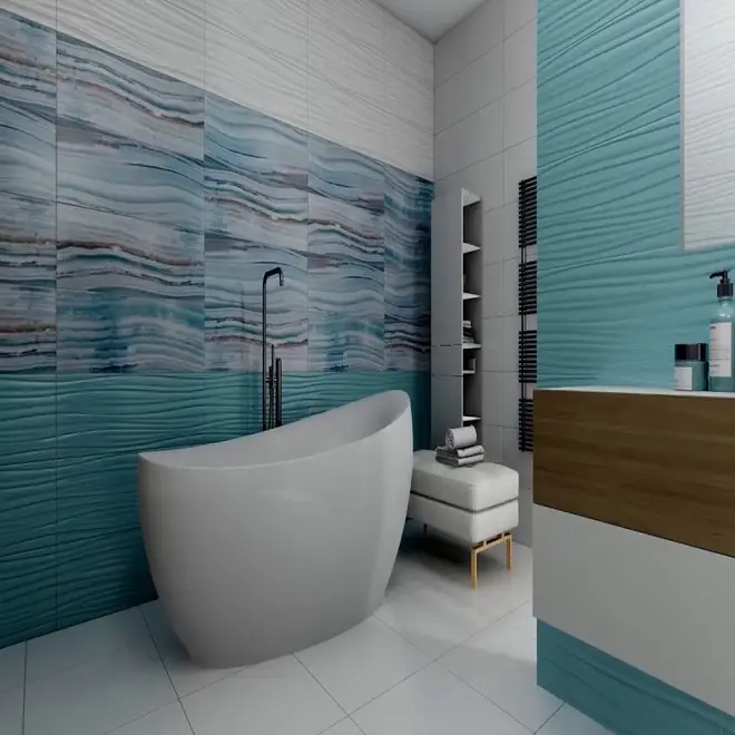 Gracia Ceramica Marella коллекция Marella White Wall 01 плитка настенная