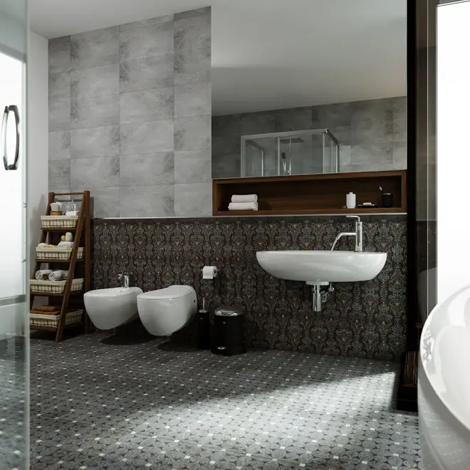 Gracia Ceramica Richmond коллекция Richmond Grey PG 01 керамогранит напольный