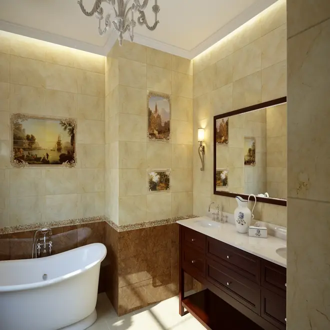 Gracia Ceramica Rotterdam Rotterdam Beige Wall 01 плитка настенная (300 мм*500 мм)