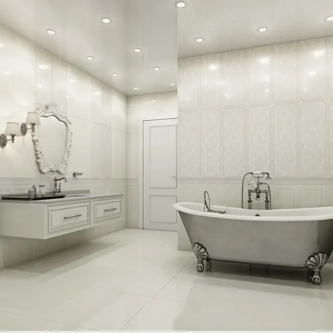 Gracia Ceramica Saphie коллекция Saphie White Wall 01 плитка настенная