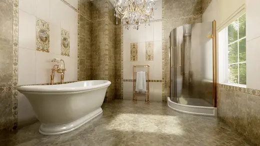 Gracia Ceramica Triumph Triumph Вeige Wall 01 плитка настенная (250 мм*600 мм)
