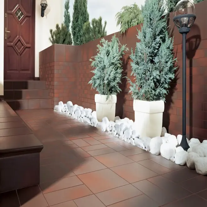 Paradyz Cloud Cloud Rosa Klinkier Duro плитка напольная (300*300 мм/11 мм) красная