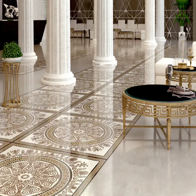 Golden Tile Meander коллекция Meander Бежевый 2А1870 керамогранит напольный